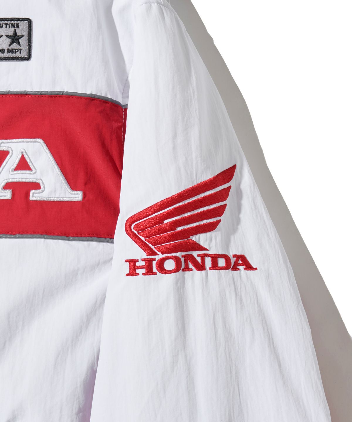 핍스 모터사이클(PHYPS MOTORCYCLE) Piping Motorcycle Blouson Jacket White