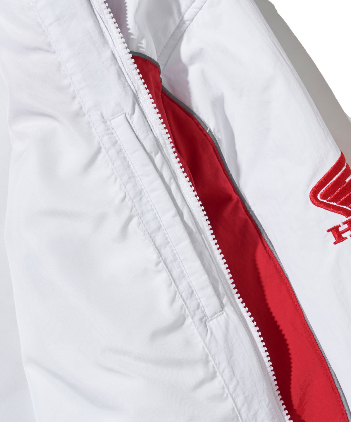 핍스 모터사이클(PHYPS MOTORCYCLE) Piping Motorcycle Blouson Jacket White