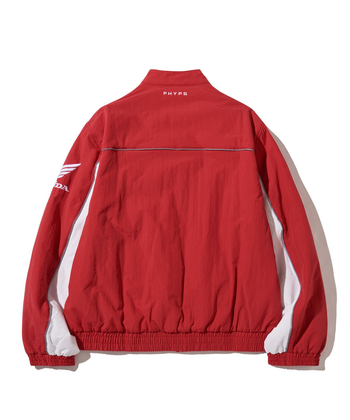 핍스 모터사이클(PHYPS MOTORCYCLE) Piping Motorcycle Blouson Jacket Red