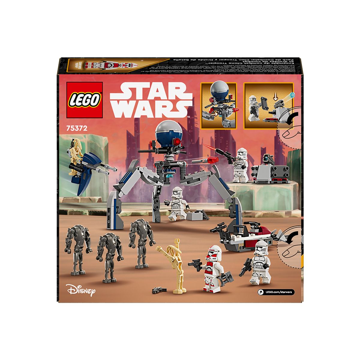 레고(LEGO) 레고 스타워즈 75372 클론 트루퍼™와 배틀 드로이드™ 배틀팩 [레고공식]