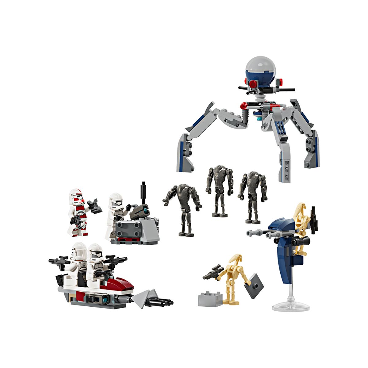 레고(LEGO) 레고 스타워즈 75372 클론 트루퍼™와 배틀 드로이드™ 배틀팩 [레고공식]