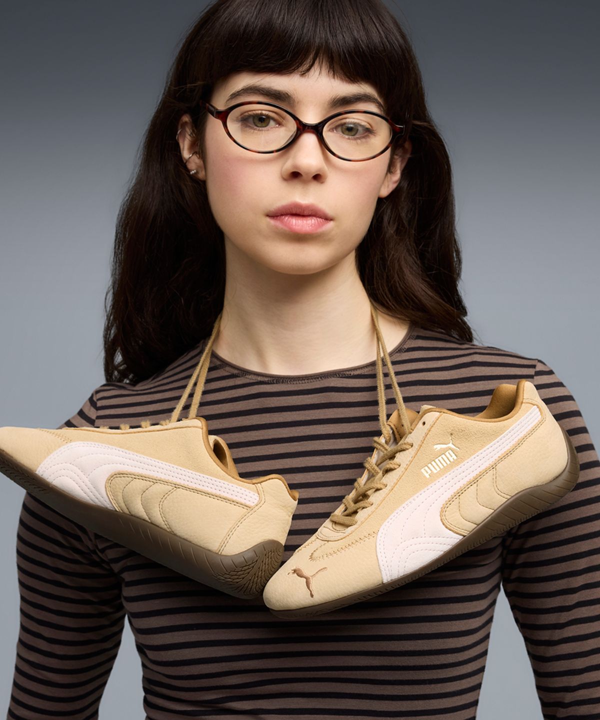 푸마(PUMA) 스피드캣 와인 클럽 우먼스 - 캔버스:검 / 402562-06