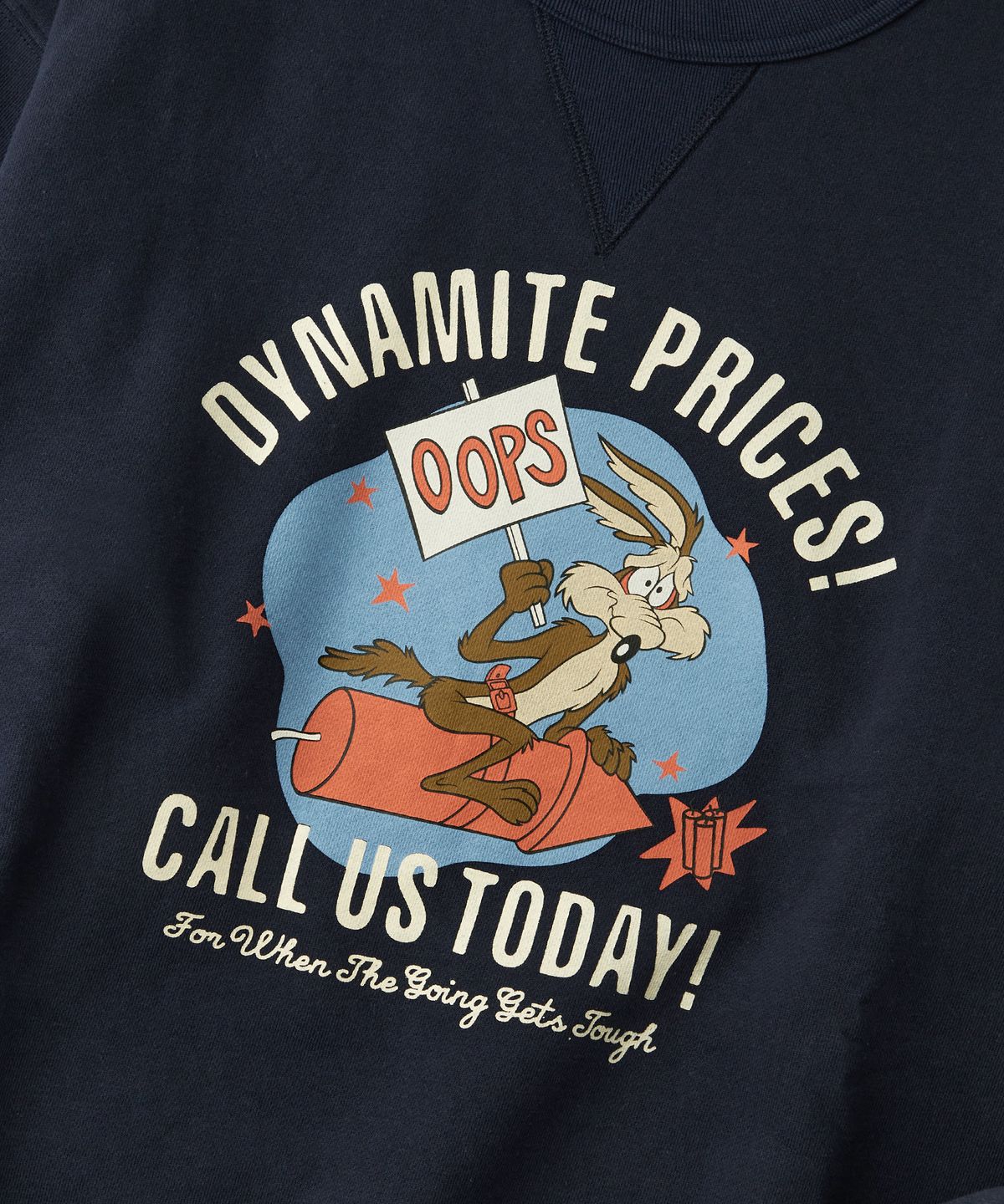 아웃스탠딩(OUTSTANDING) [LOONEY TUNES] SWEAT(DYNAMITE PRICES)_NAVY