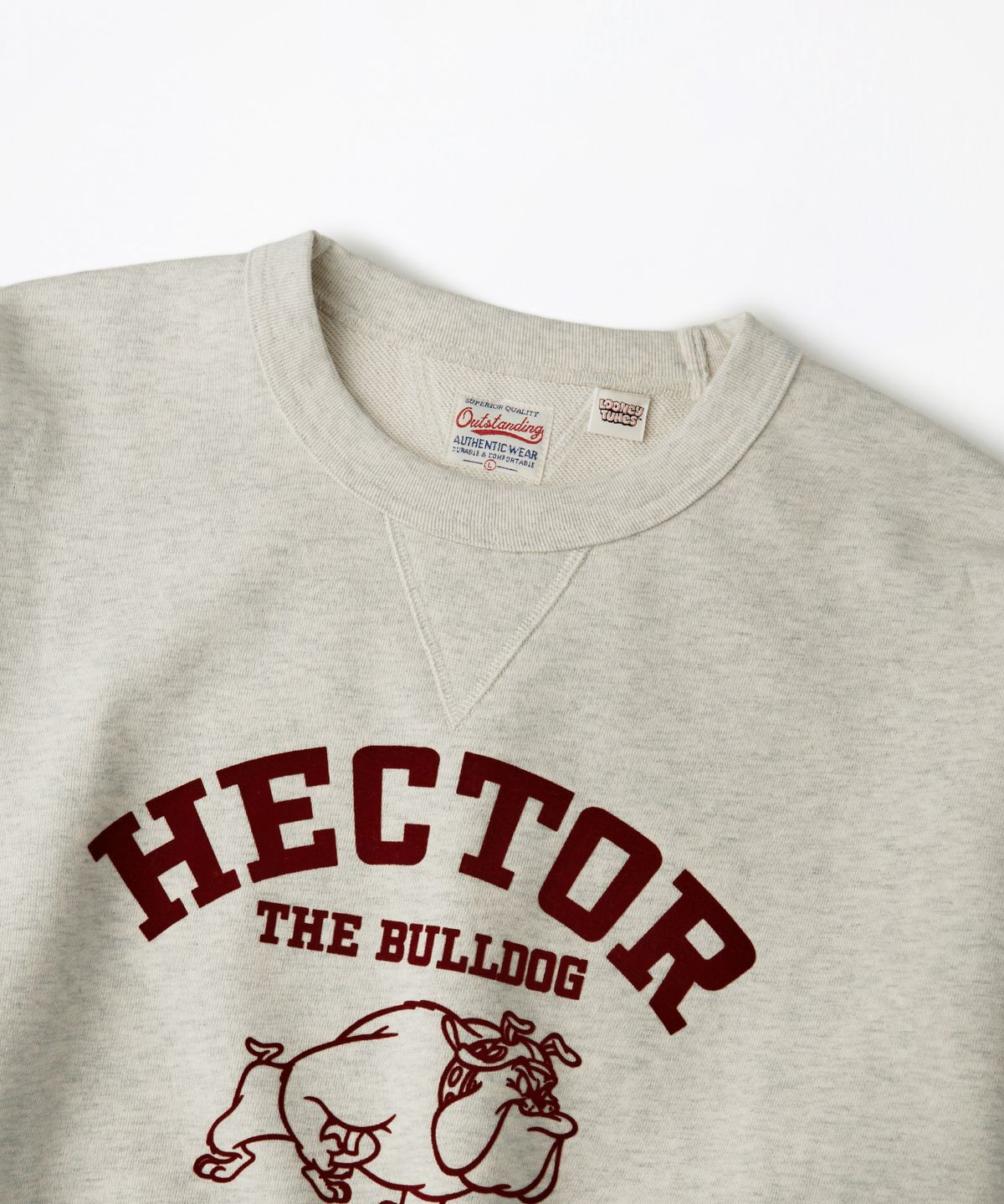 아웃스탠딩(OUTSTANDING) [LOONEY TUNES] SWEAT(HECTOR THE BULLDOG)_1%OATMEAL