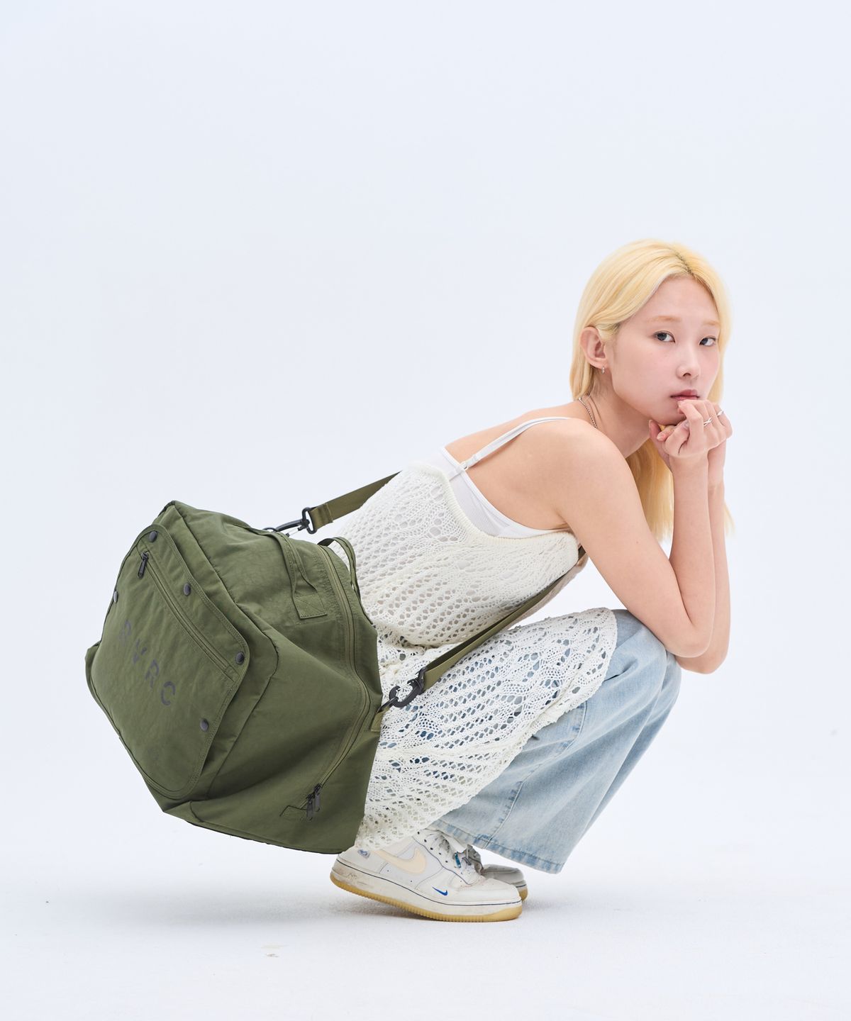 라브라크(RAVRAC) WINDOW 윈도우 보스턴백 - khaki