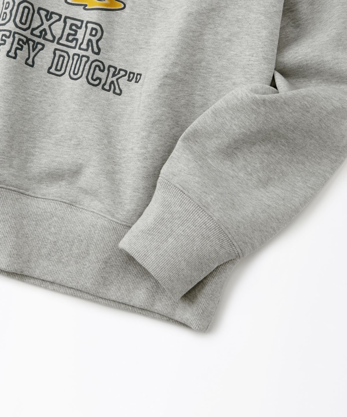 아웃스탠딩(OUTSTANDING) [LOONEY TUNES] SWEAT(BOXER DAFFY DUCK)_3%MELANGE GRAY