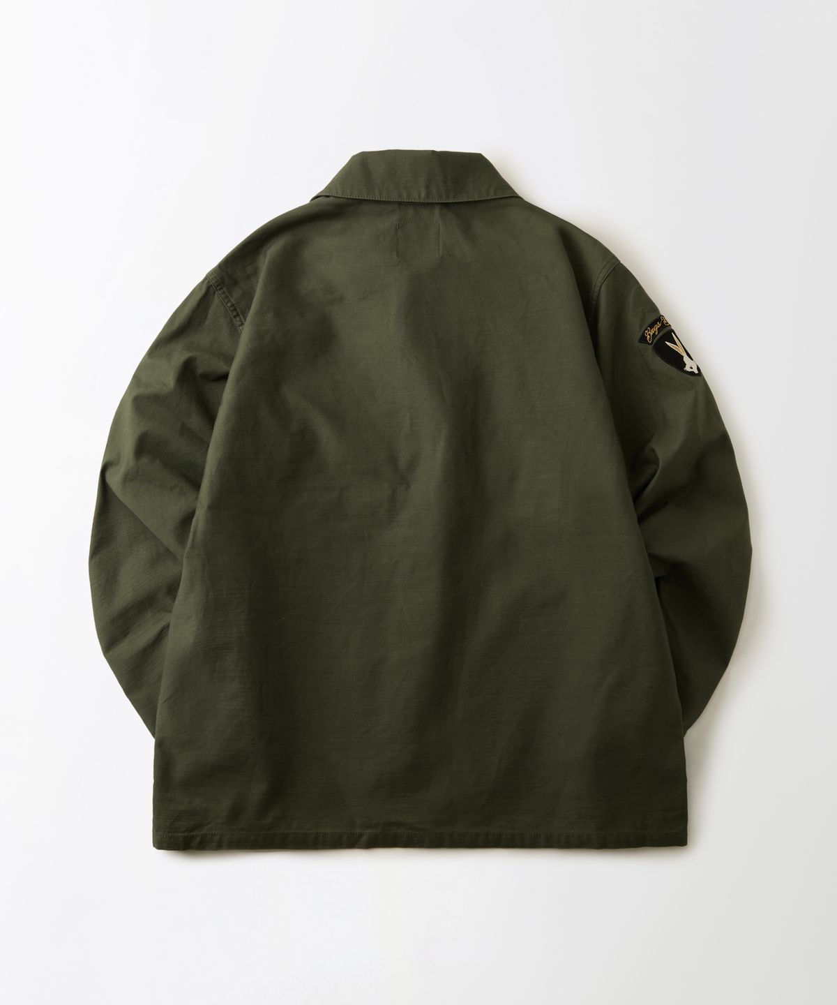 아웃스탠딩(OUTSTANDING) [LOONEY TUNES] WAPPEN FATIGUE SHIRT_OLIVE GREEN