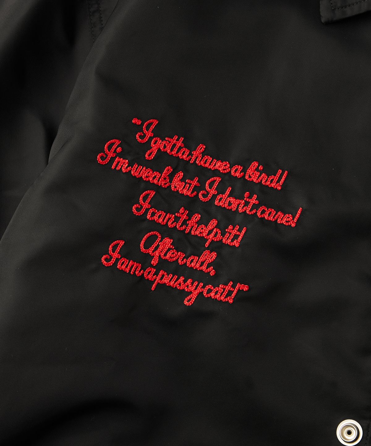 아웃스탠딩(OUTSTANDING) [LOONEY TUNES] WAPPEN COACH JACKET_BLACK