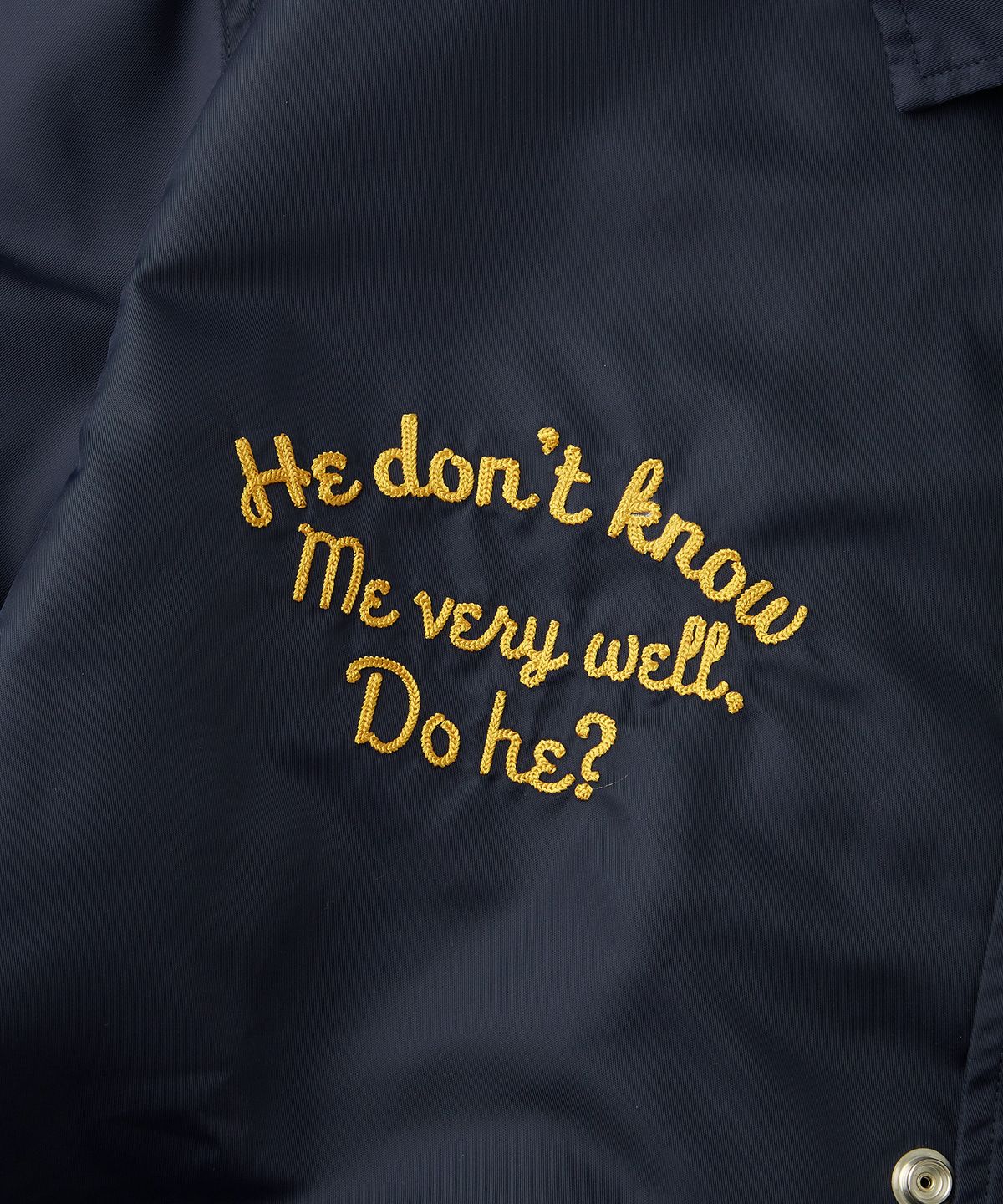 아웃스탠딩(OUTSTANDING) [LOONEY TUNES] WAPPEN COACH JACKET_NAVY