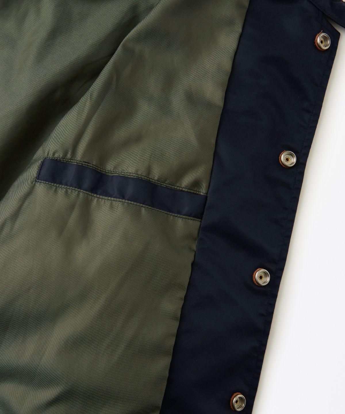 아웃스탠딩(OUTSTANDING) [LOONEY TUNES] WAPPEN COACH JACKET_NAVY