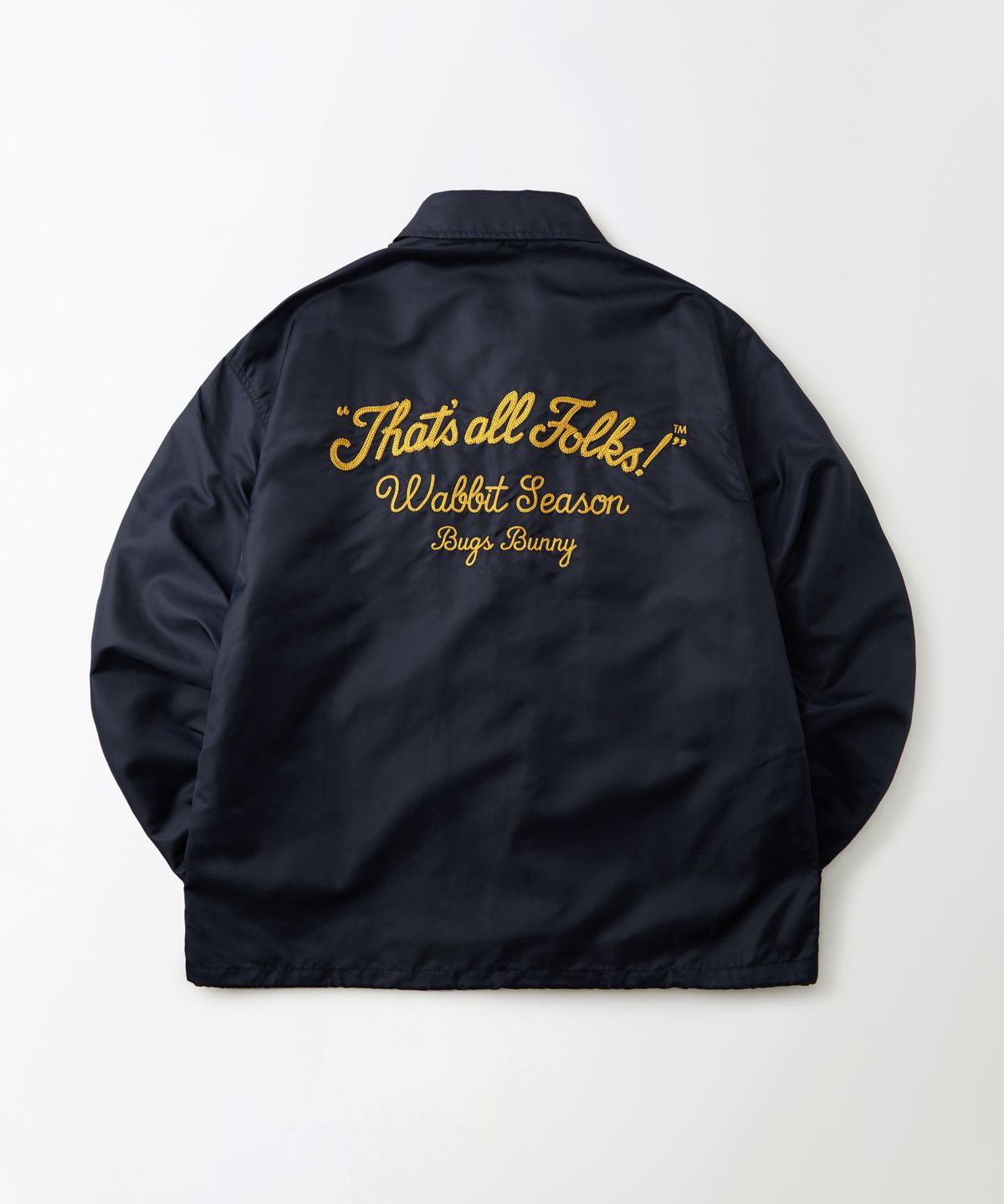 아웃스탠딩(OUTSTANDING) [LOONEY TUNES] WAPPEN COACH JACKET_NAVY