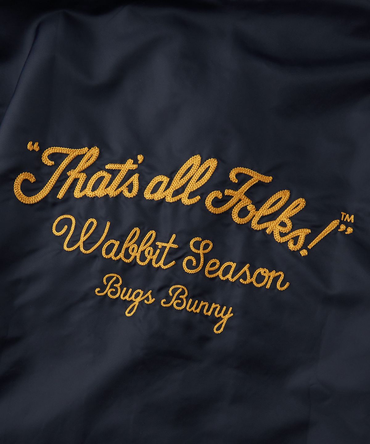 아웃스탠딩(OUTSTANDING) [LOONEY TUNES] WAPPEN COACH JACKET_NAVY