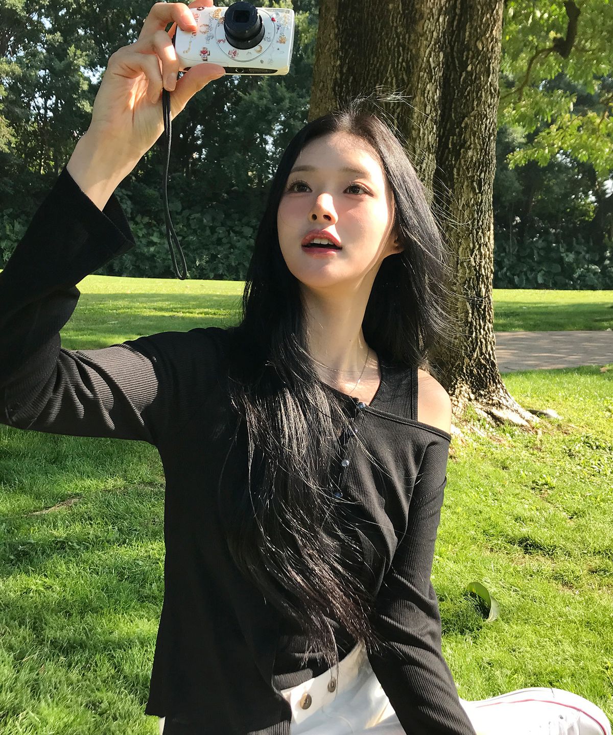레터프롬문(LETTER FROM MOON) 베린 보트넥 레이어드 가디건 ( 블랙 )
