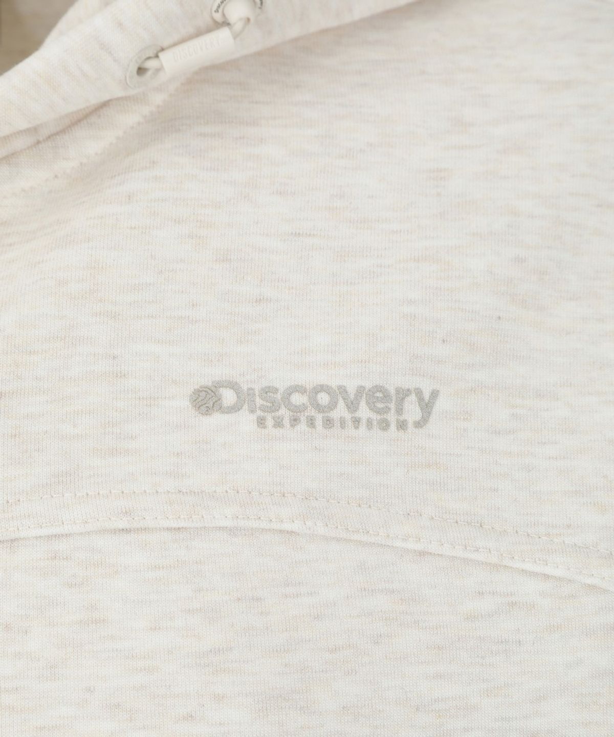 디스커버리 익스페디션(DISCOVERY EXPEDITION) 여성 테크 니트 트레이닝 후드 자켓 (M/IVORY)