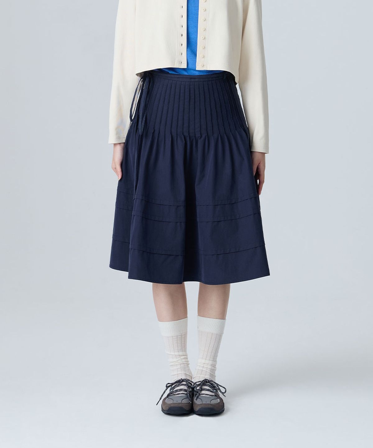락피쉬웨더웨어(ROCKFISH WEATHERWEAR) PINTUCK SKIRT - 3 colors
