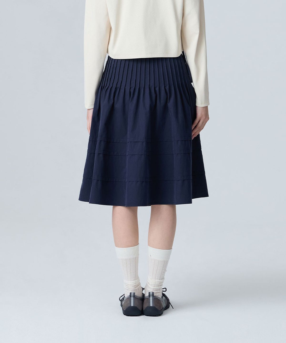 락피쉬웨더웨어(ROCKFISH WEATHERWEAR) PINTUCK SKIRT - 3 colors