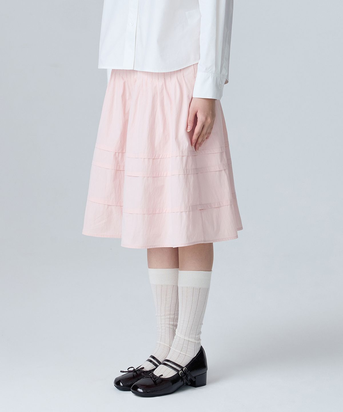 락피쉬웨더웨어(ROCKFISH WEATHERWEAR) PINTUCK SKIRT - 3 colors