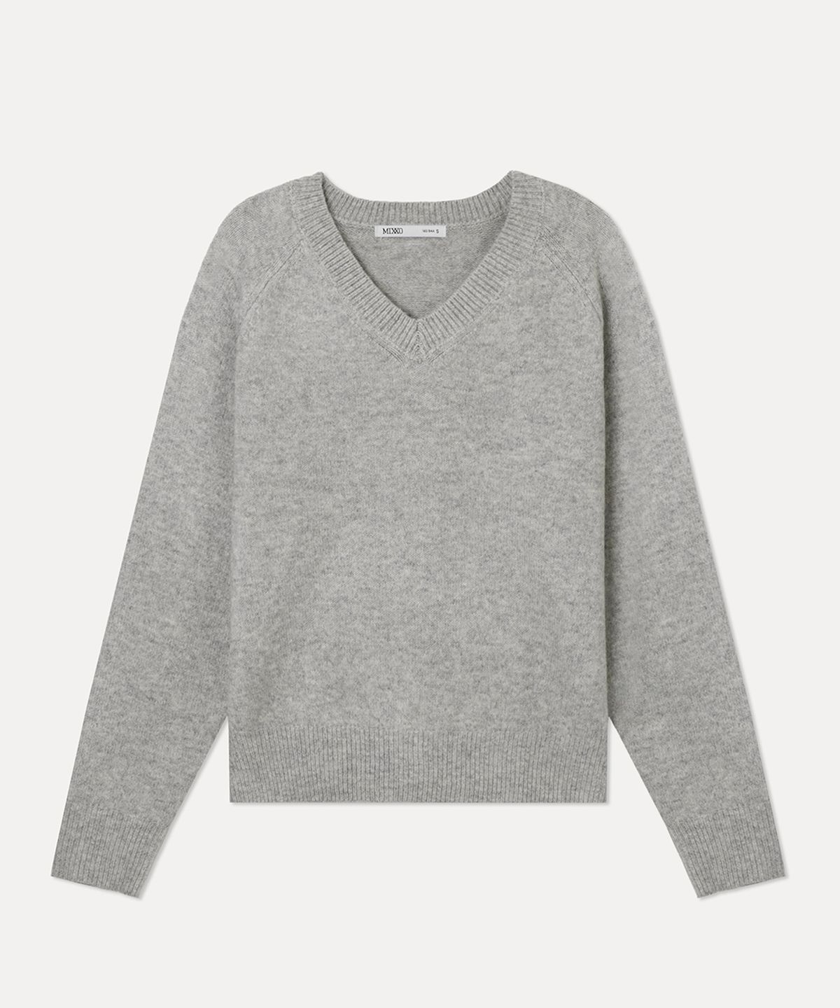 미쏘(MIXXO) 세미오버핏 V넥 풀오버 RE KAG10QT_MIWKAG44QT