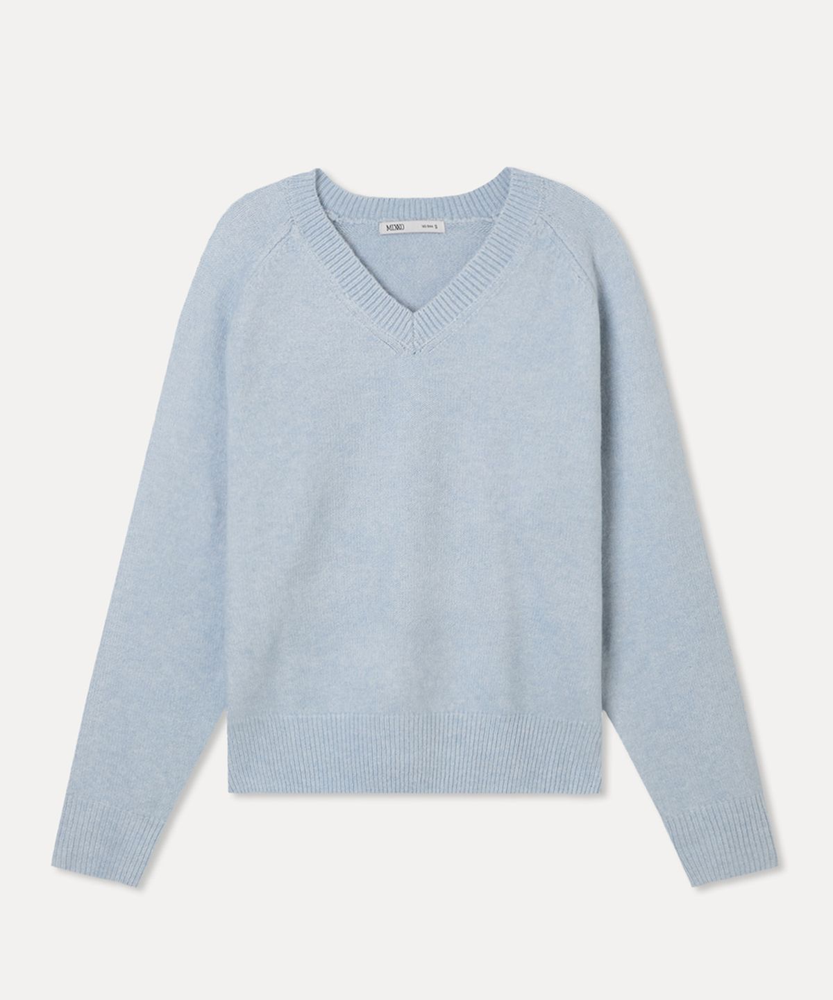 미쏘(MIXXO) 세미오버핏 V넥 풀오버 RE KAG10QT_MIWKAG44QT