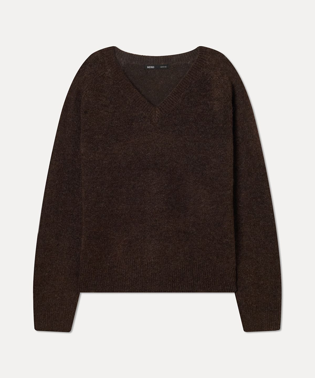 미쏘(MIXXO) 세미오버핏 V넥 풀오버 RE KAG10QT_MIWKAG44QT