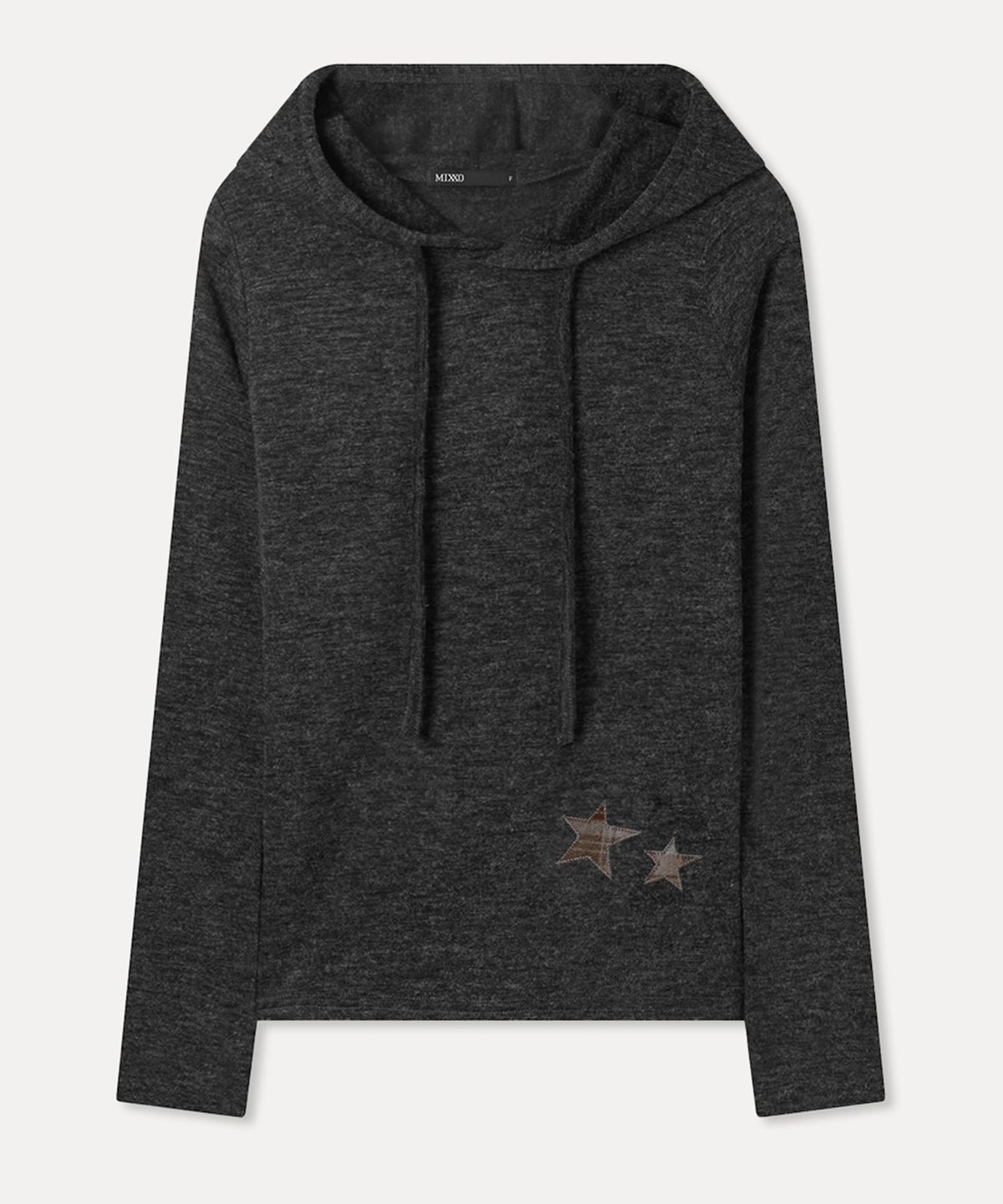 미쏘(MIXXO) 별 패치 후드 티셔츠 RE LWG128S_MIWLWG21QS