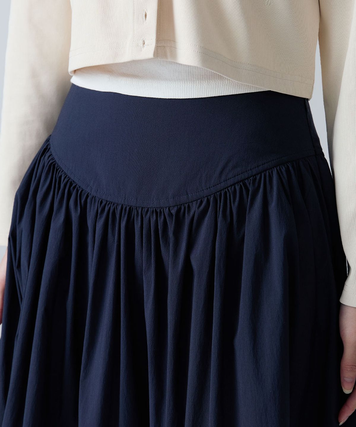 락피쉬웨더웨어(ROCKFISH WEATHERWEAR) COTTON FLARE SKIRT - 2 colors