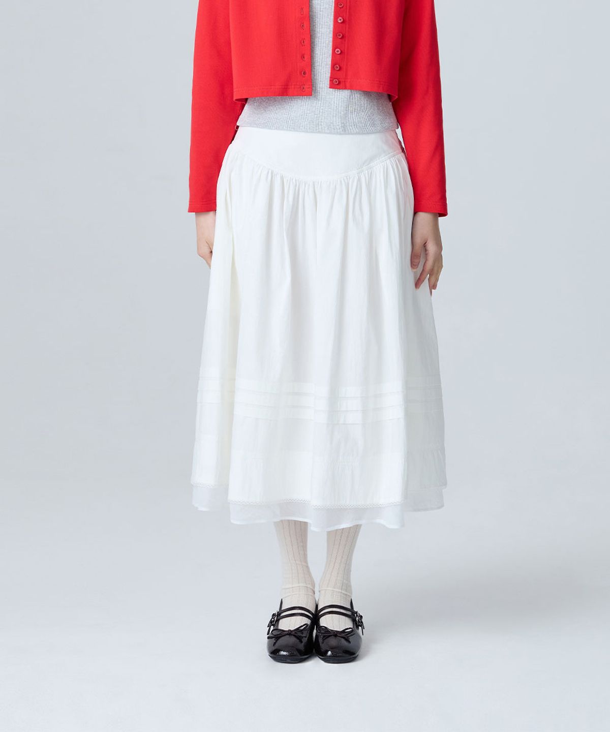 락피쉬웨더웨어(ROCKFISH WEATHERWEAR) COTTON FLARE SKIRT - 2 colors