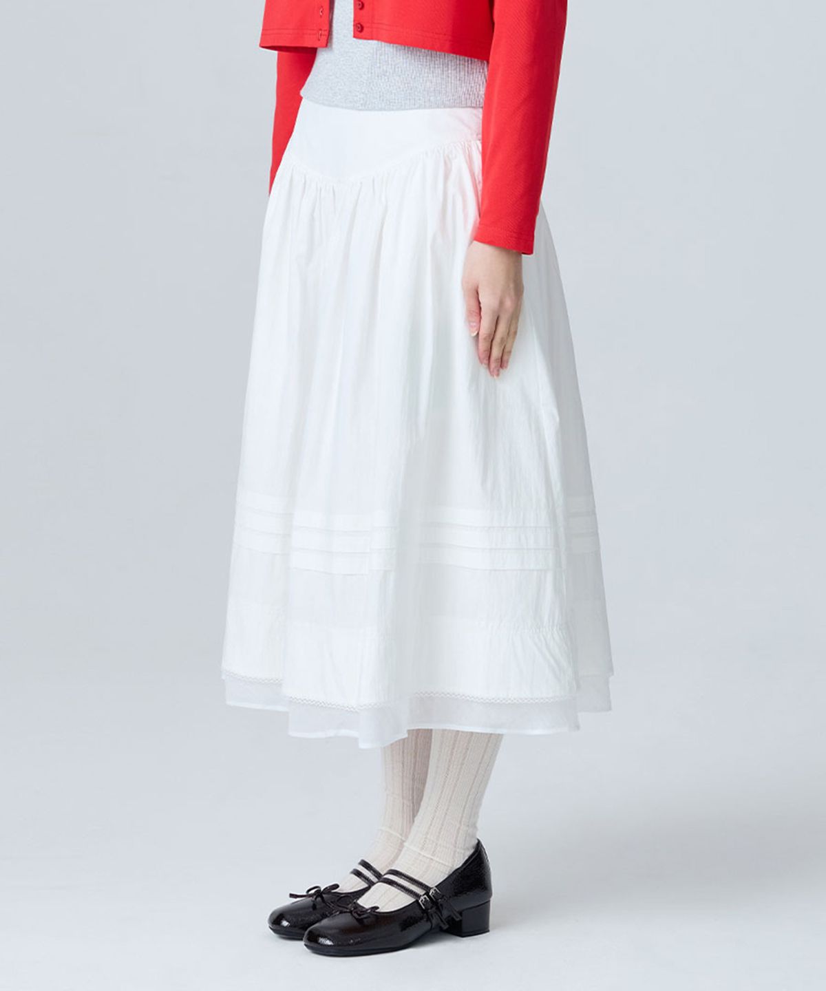 락피쉬웨더웨어(ROCKFISH WEATHERWEAR) COTTON FLARE SKIRT - 2 colors