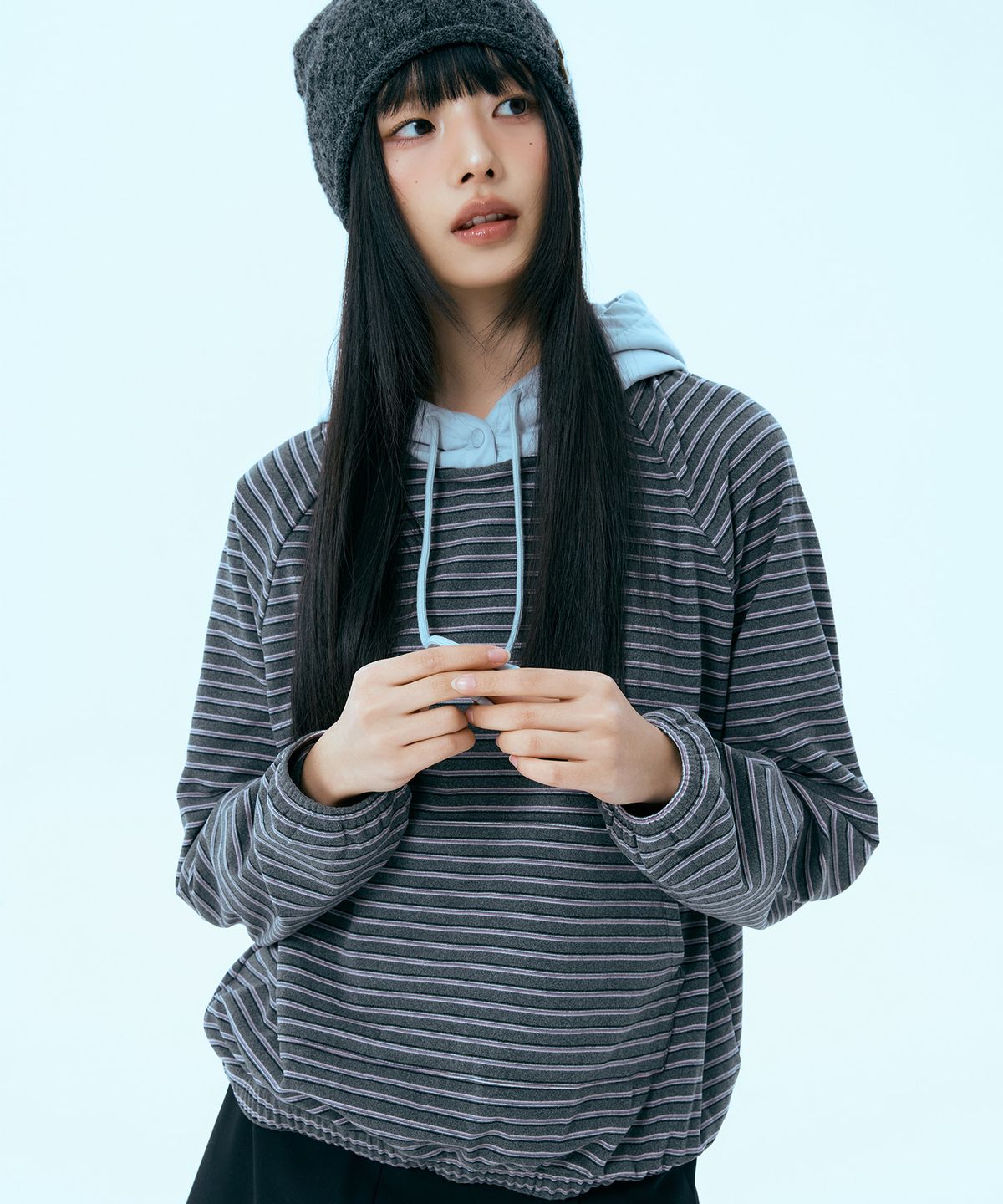 미쏘(MIXXO) 플리츠 미니 스커트_MIWWHG336C