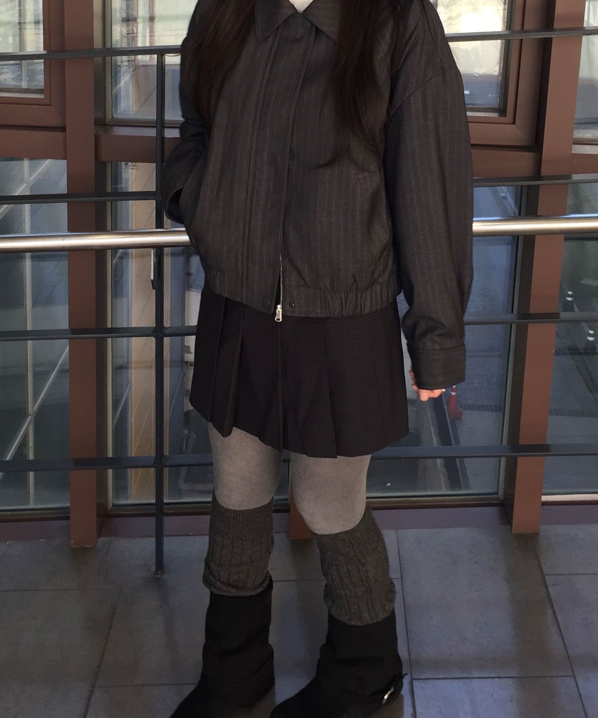 미쏘(MIXXO) 플리츠 미니 스커트_MIWWHG336C