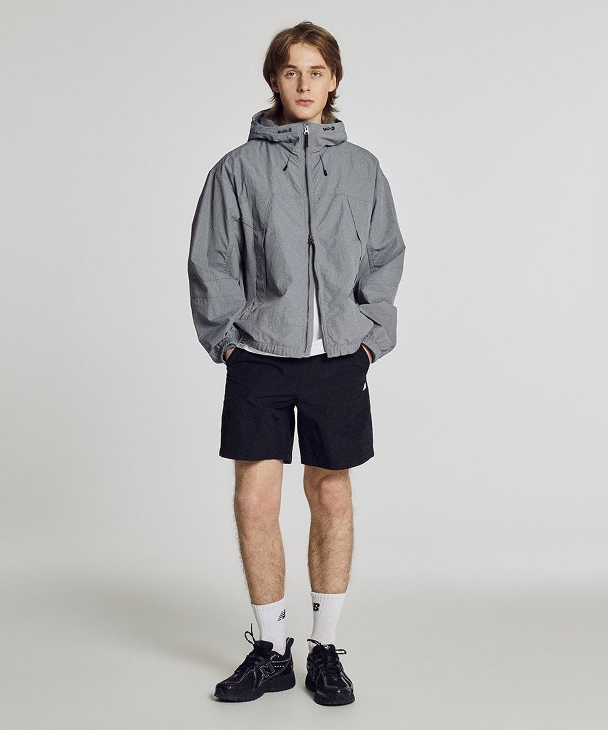 뉴발란스(NEW BALANCE) NBNAG21303 / UNI 740 Shifted 우븐 자켓 (GRAY)