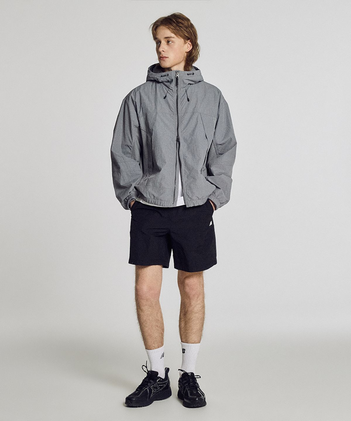 뉴발란스(NEW BALANCE) NBNAG21303 / UNI 740 Shifted 우븐 자켓 (GRAY)