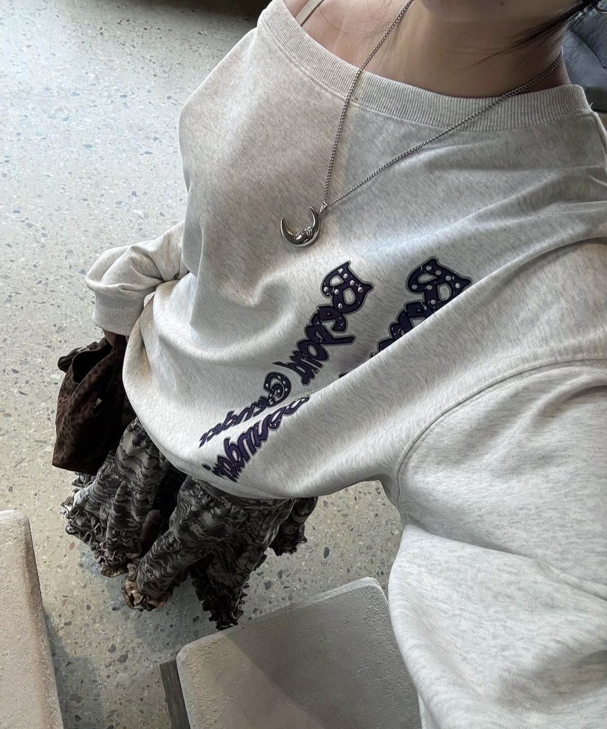 베테제(VETEZE) BGBB Stud Point Off Shoulder MTM (Gray)