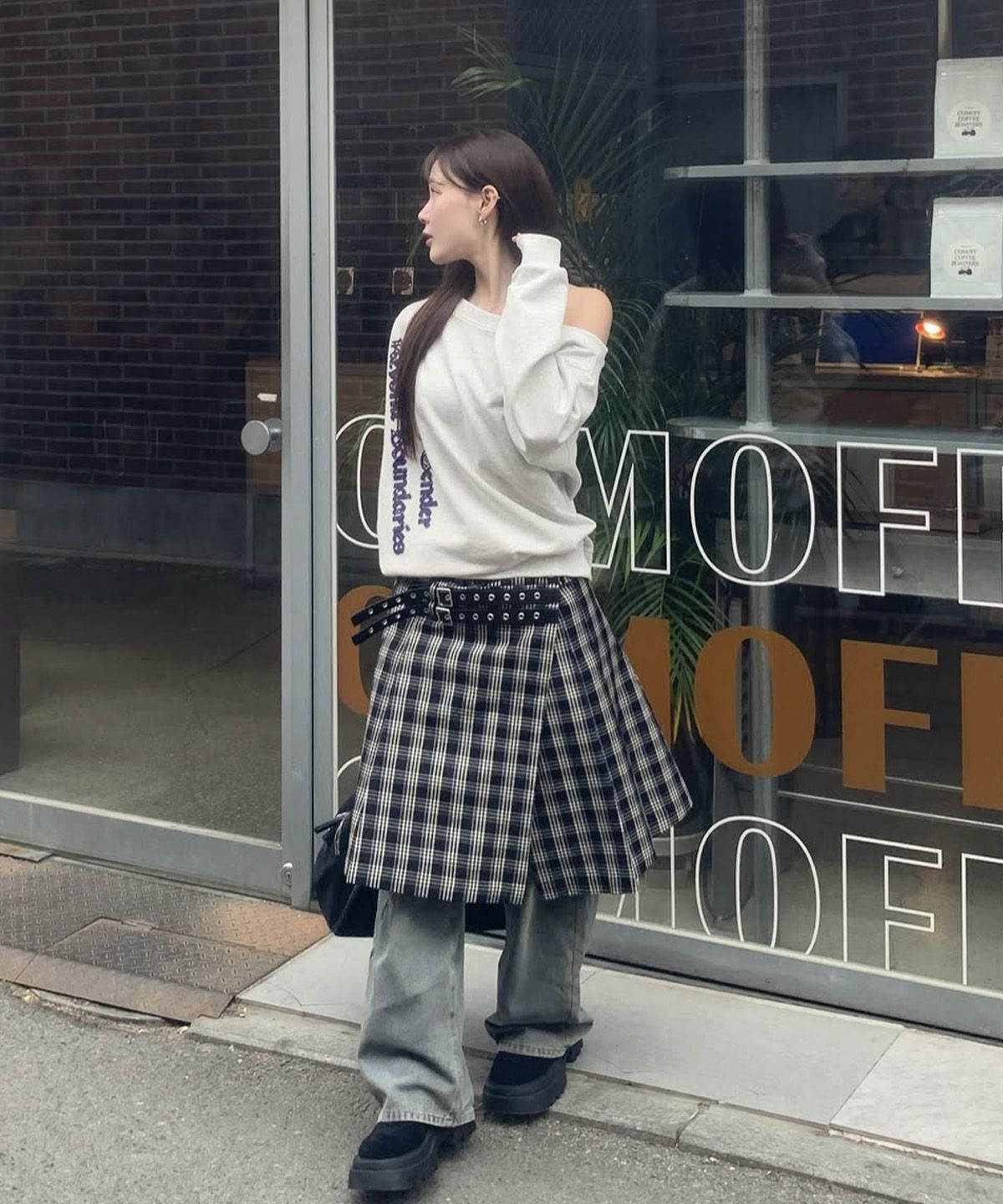 베테제(VETEZE) BGBB Stud Point Off Shoulder MTM (Gray)