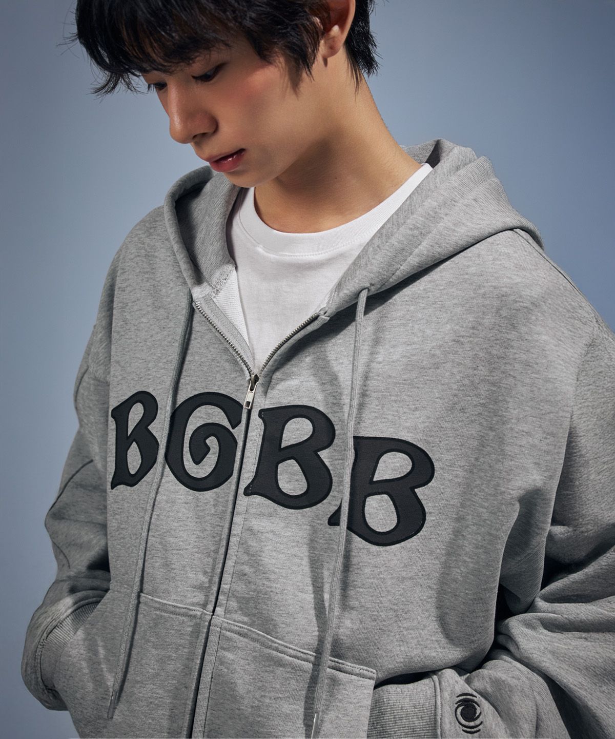베테제(VETEZE) BGBB Zip-Up Hoodie (Gray)