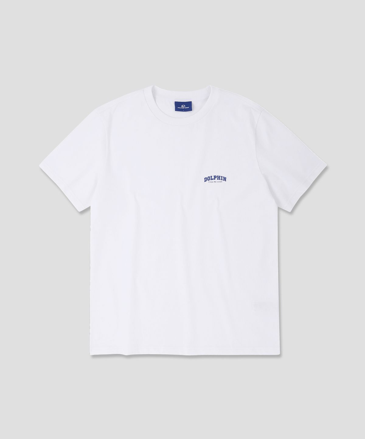 돌핀웨이브어패럴(DOLPHIN WAVE APPAREL) [3팩]돌핀 아치로고 티셔츠 화이트 & 화이트 & 블랙