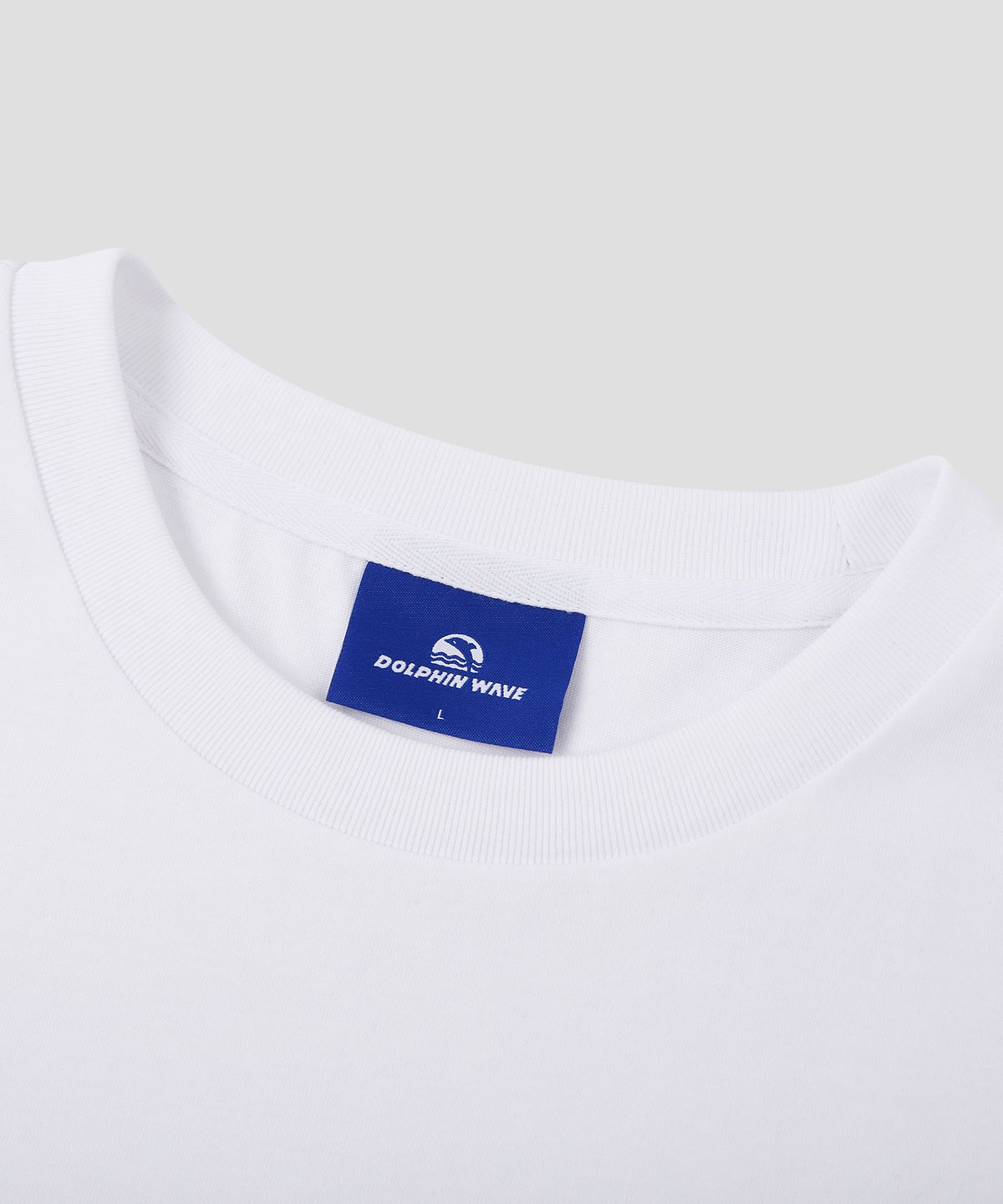 돌핀웨이브어패럴(DOLPHIN WAVE APPAREL) [3팩]돌핀 아치로고 티셔츠 화이트 & 화이트 & 블랙
