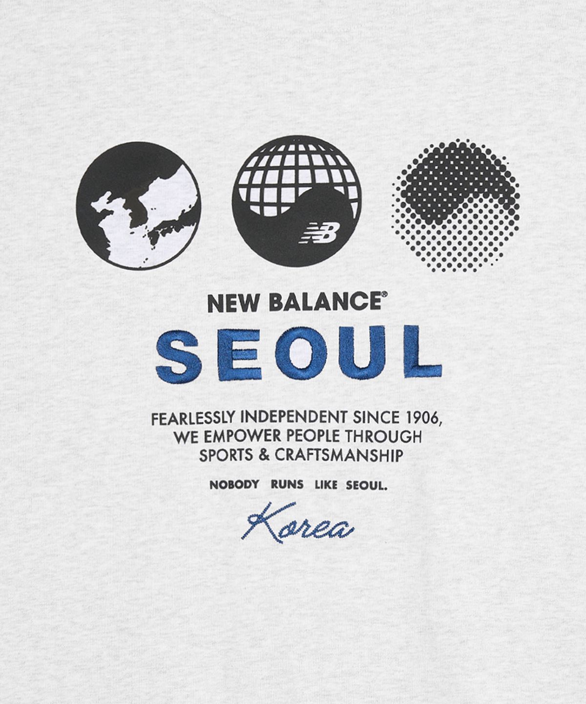 뉴발란스(NEW BALANCE) NBN0G2A013 / UNI NB 서울 글로벌 익스클루시브 후드티 (LIGHT GRAY)