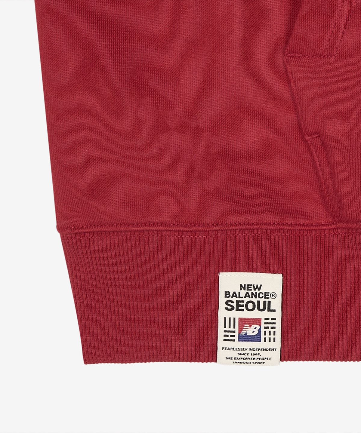 뉴발란스(NEW BALANCE) NBN0G2A013 / UNI NB 서울 글로벌 익스클루시브 후드티 (RED)