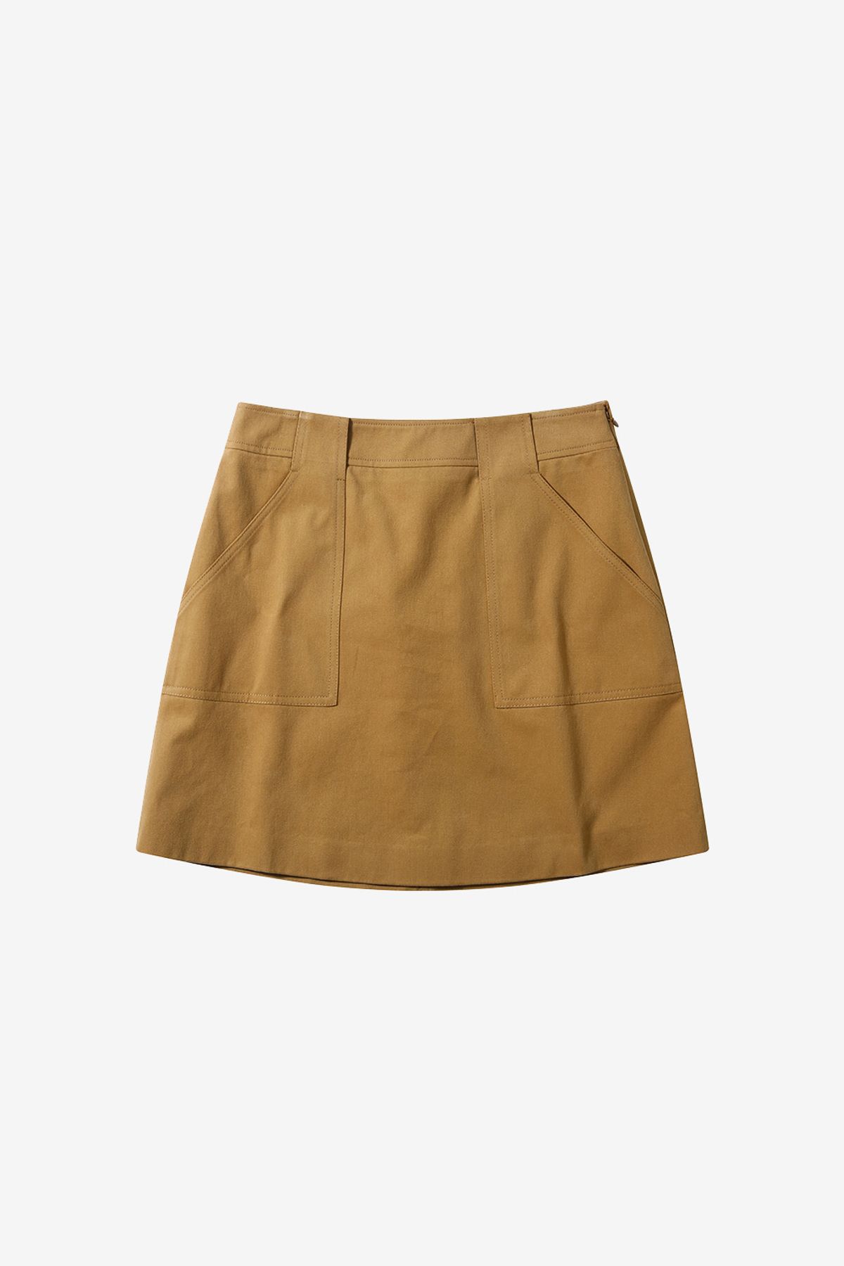 르몽생미셸(LE MONT ST MICHEL) Cotton pocket skirt_beige
