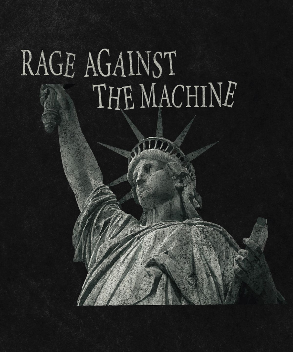 네이비팀(NAVYTEAM) RAGE AGAINST THE MACHINE 피그먼트 다잉 롱 티셔츠