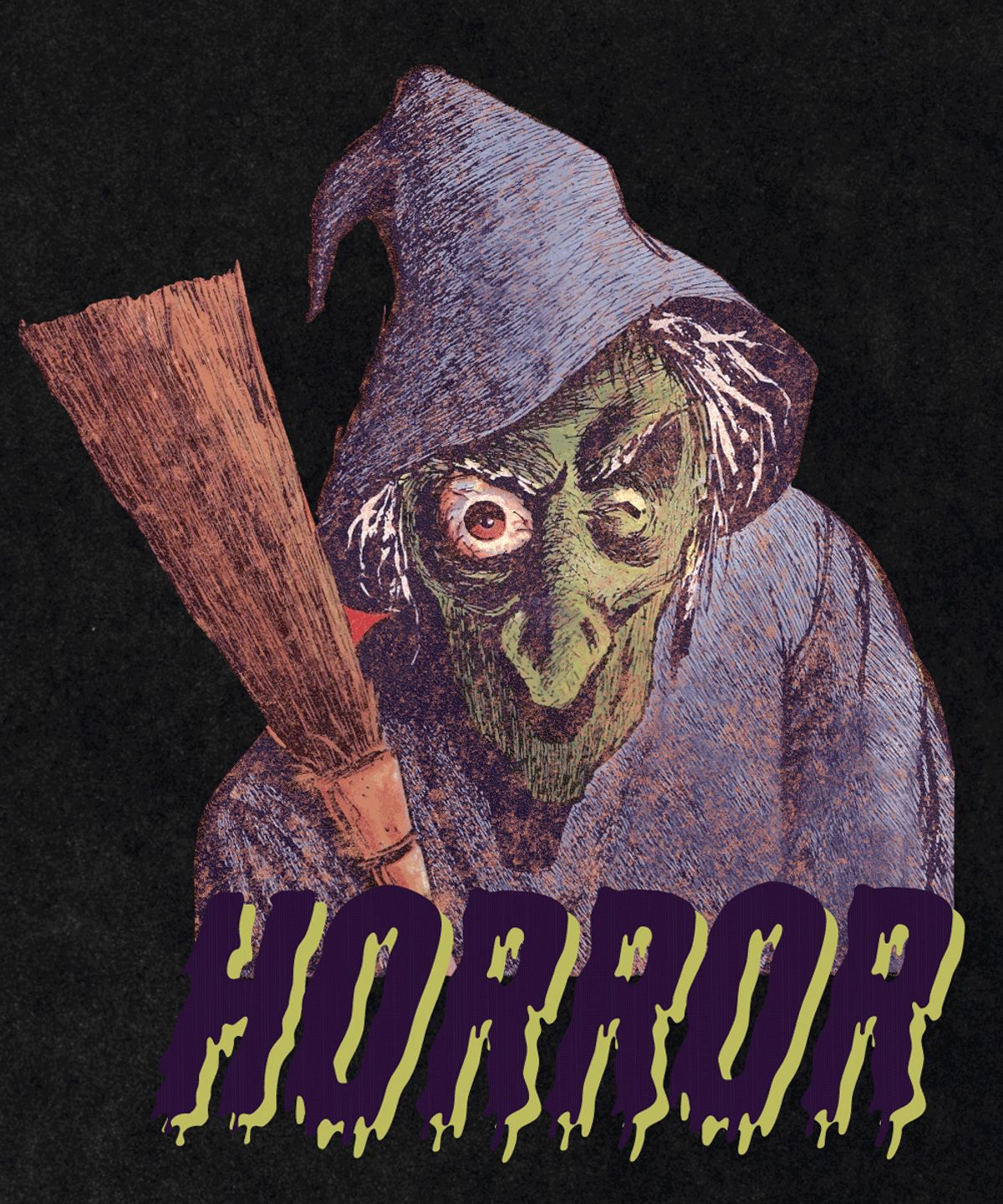 네이비팀(NAVYTEAM) HORROR-FFF 피그먼트 다잉 롱 티셔츠