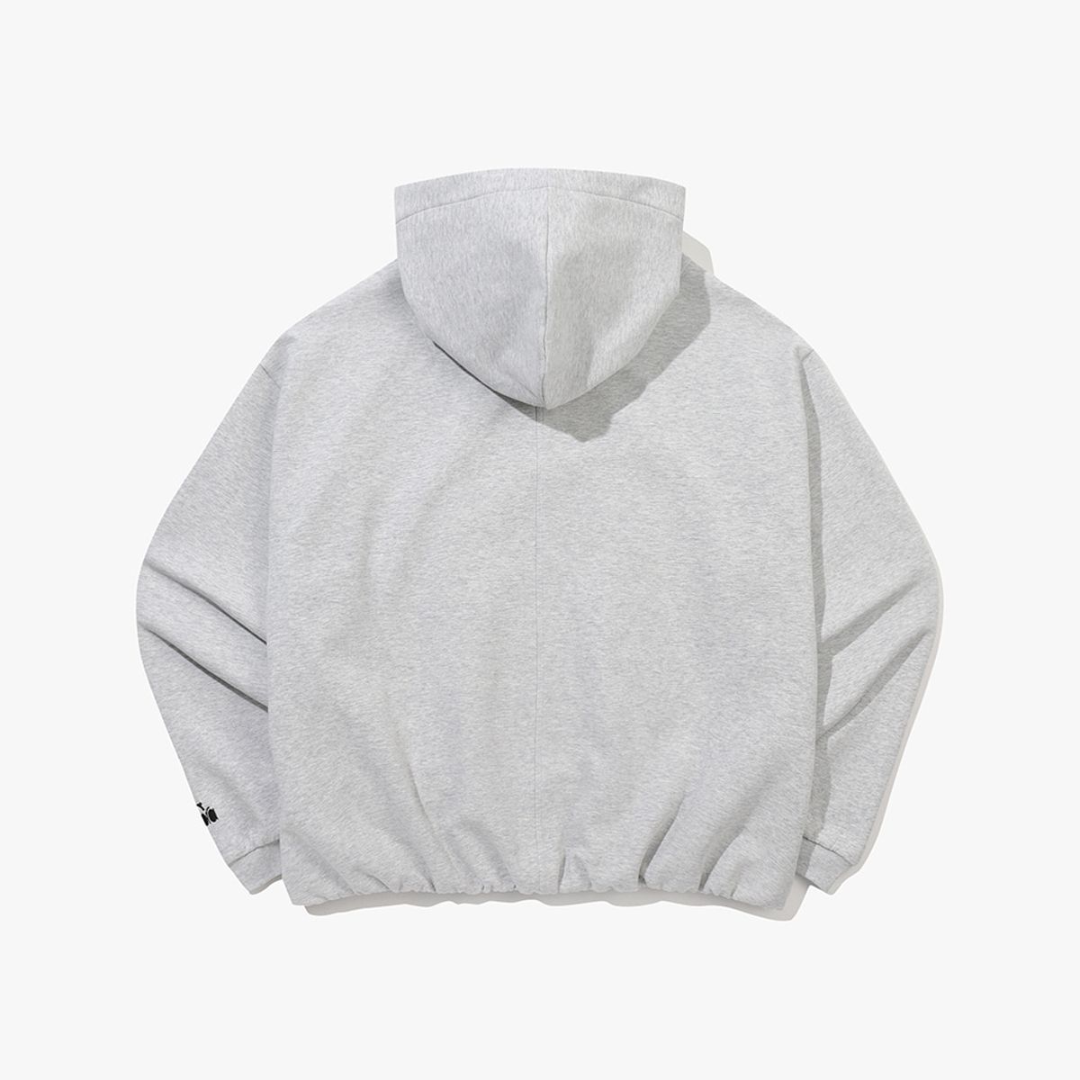 디아도라(diadora) 블루밍 벌룬 후드 자켓 우먼 멜란지그레이 MELANGE GREY