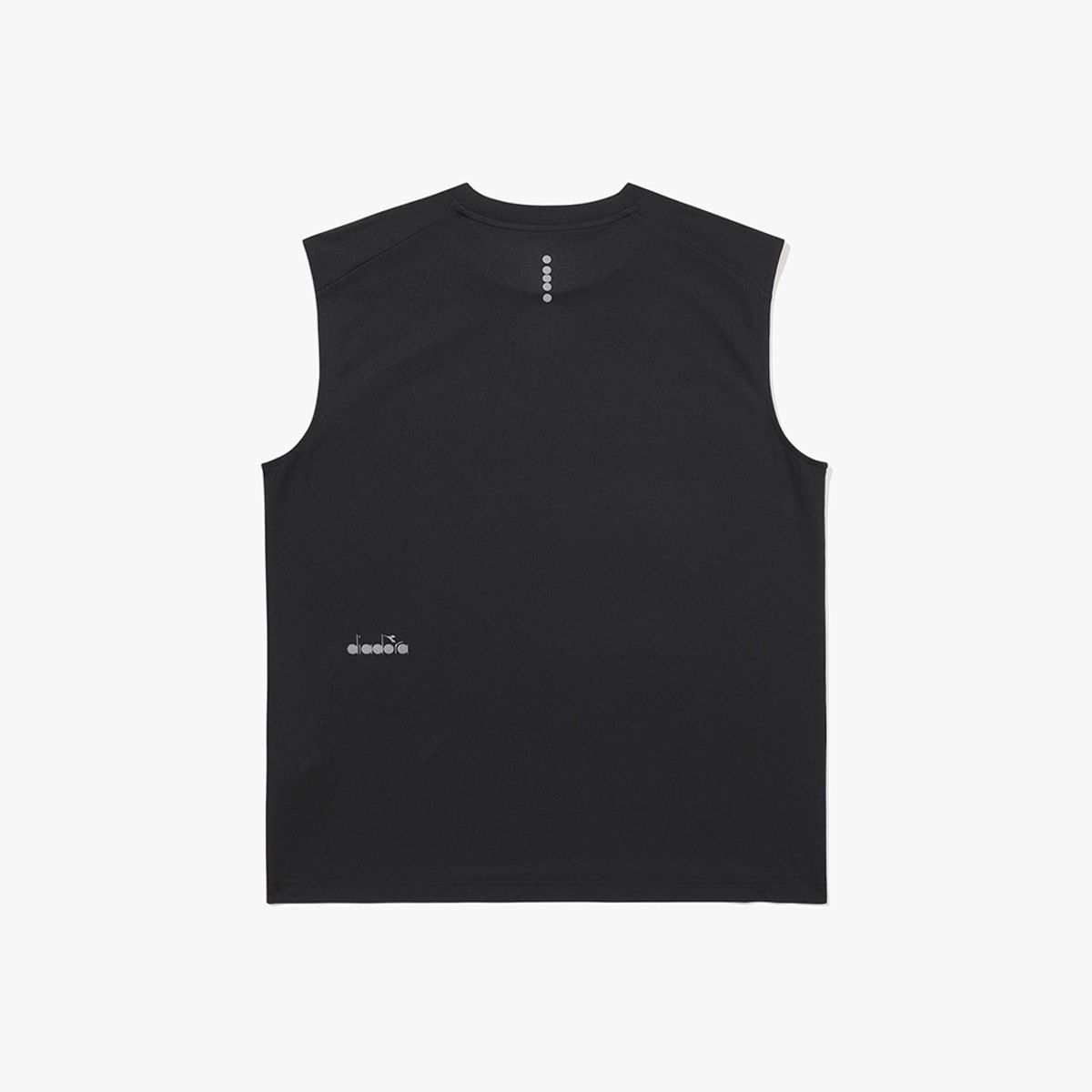 디아도라(diadora) 기능성 폴리 메쉬 러닝 슬리브리스 블랙 BLACK