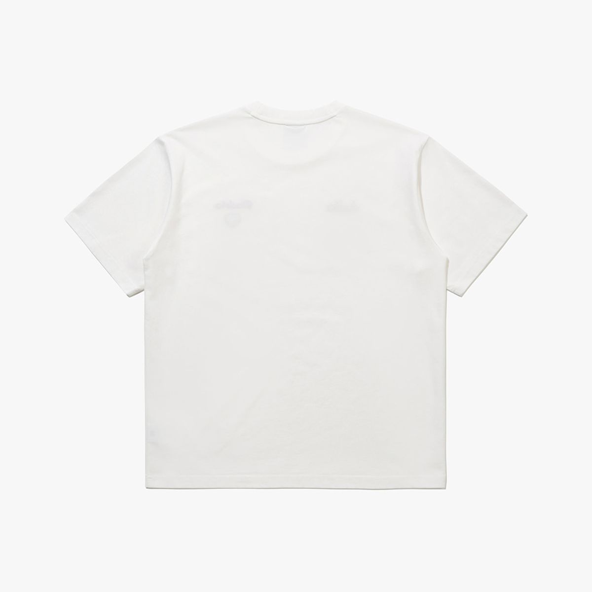디아도라(diadora) 하트 로고 반팔 티셔츠 IVORY