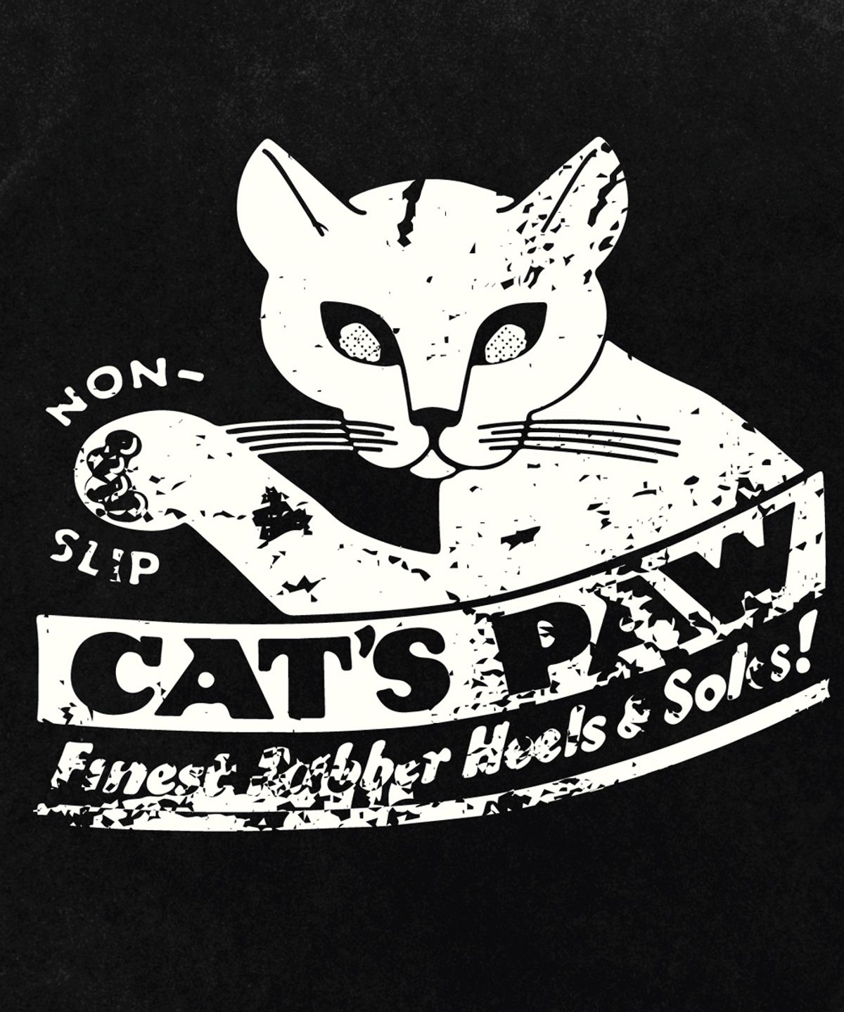 네이비팀(NAVYTEAM) CATS PAW 피그먼트 다잉 반팔 티셔츠