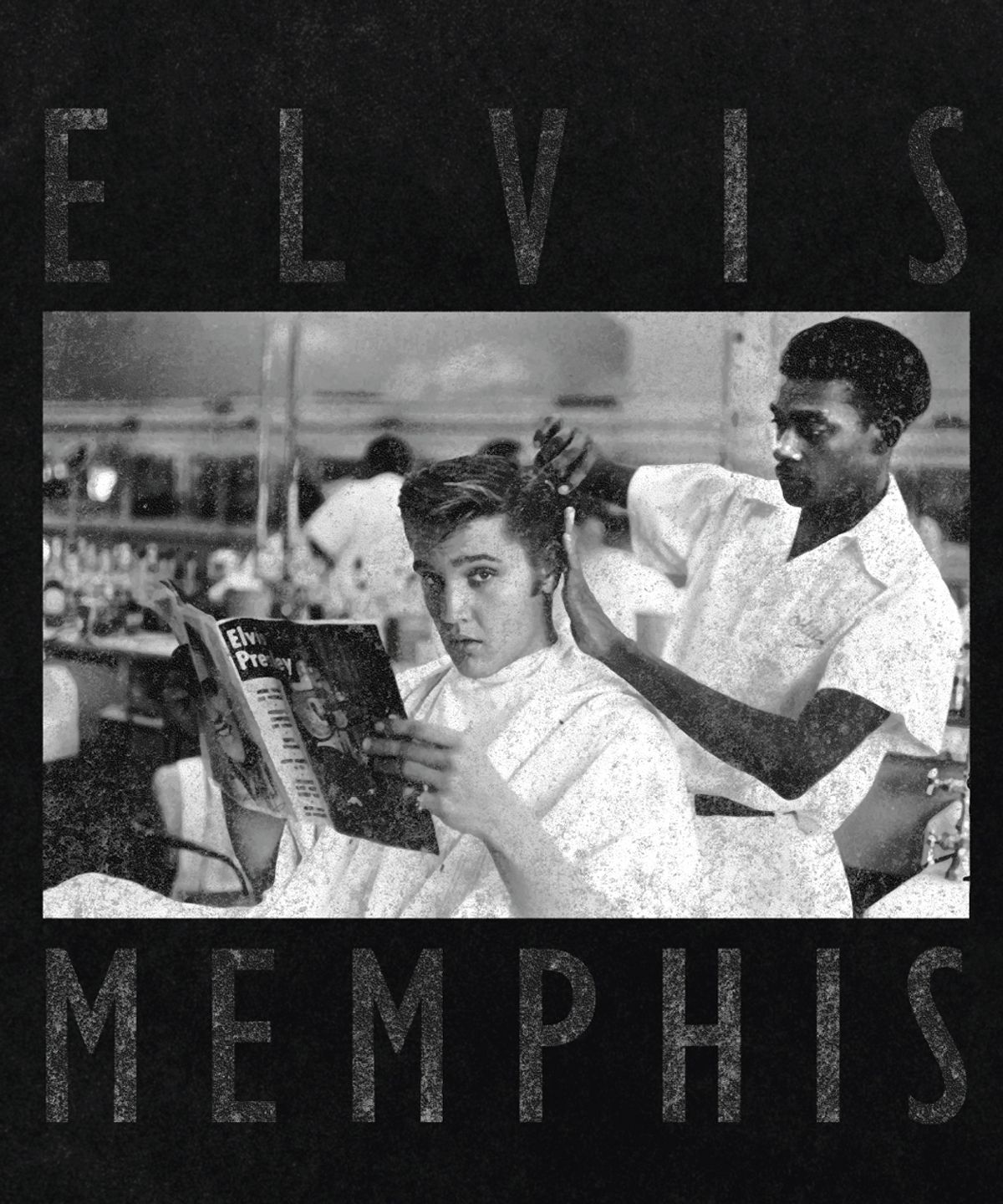 네이비팀(NAVYTEAM) ELVIS MEMPHIS 피그먼트 다잉 반팔 티셔츠
