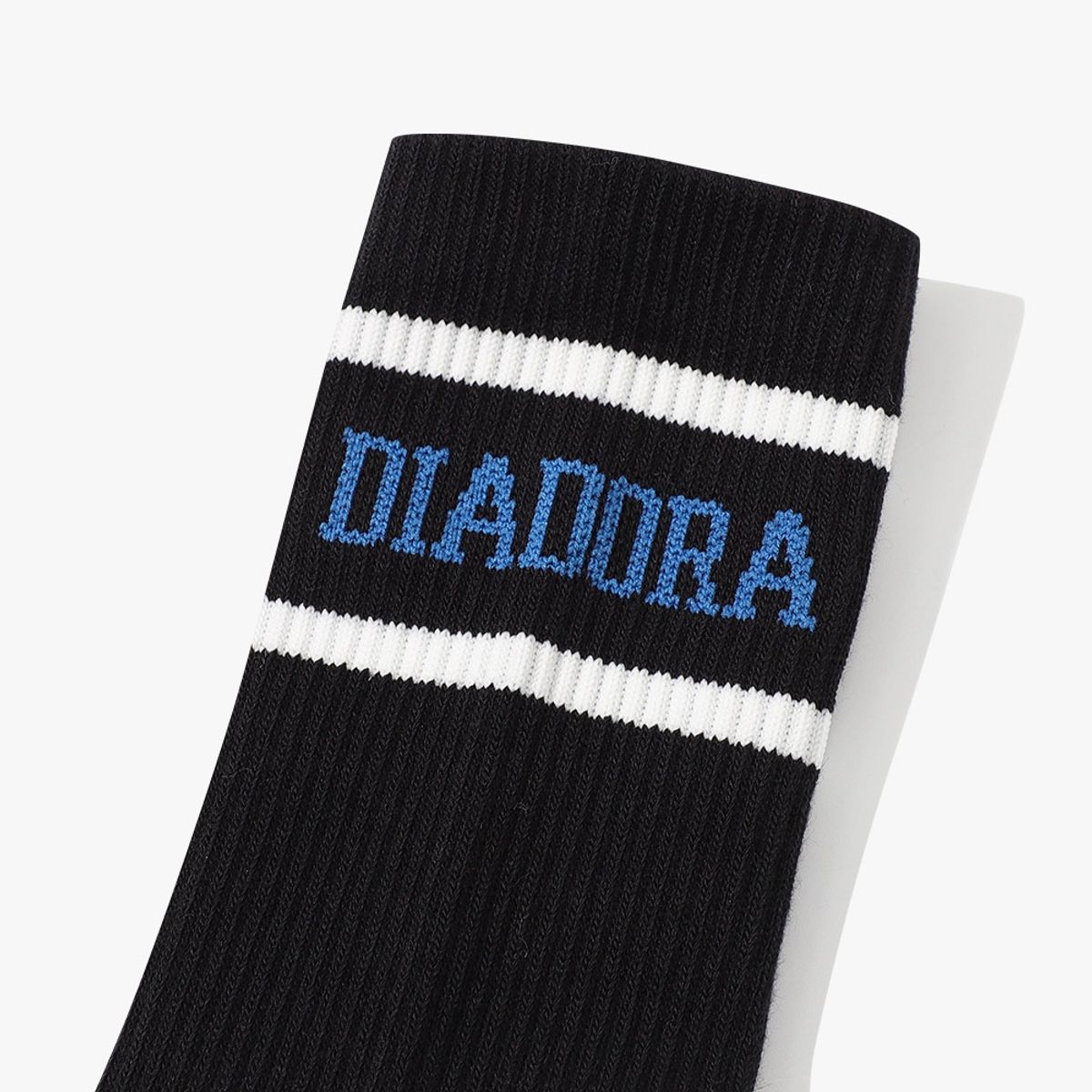 디아도라(diadora) 컬러 크루 삭스 블랙 BLACK