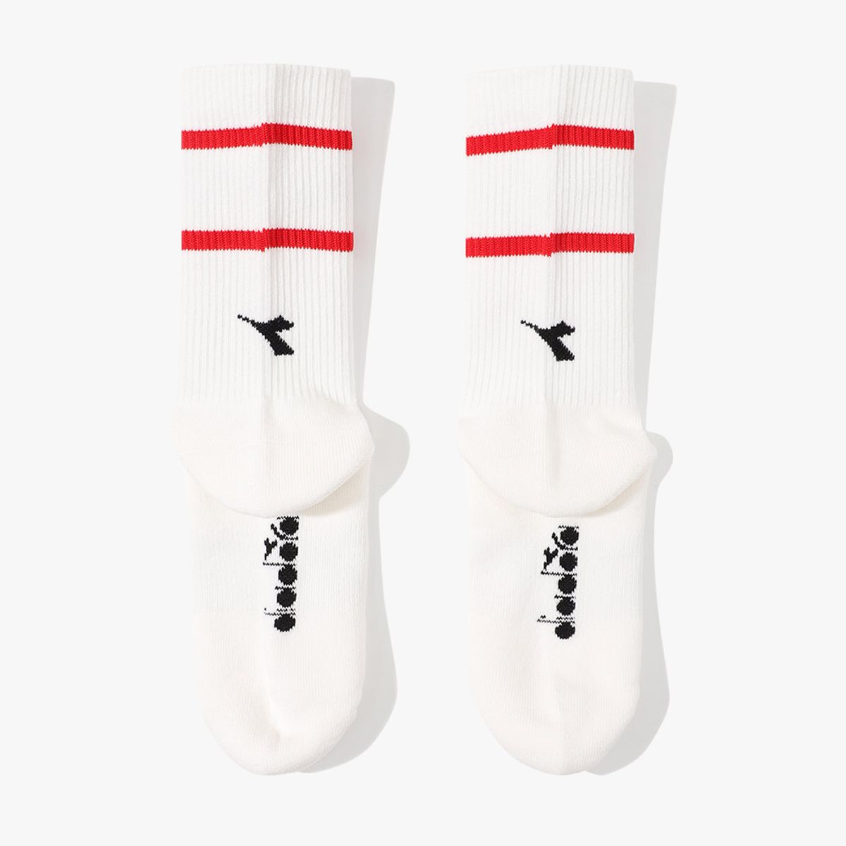 디아도라(diadora) 컬러 크루 삭스 레드 RED