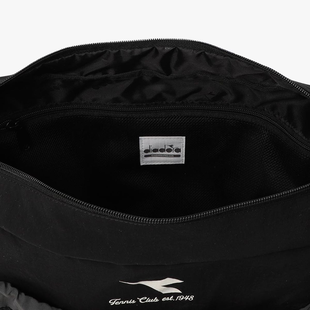 디아도라(diadora) 폴리모 나일론 호보백 블랙 BLACK